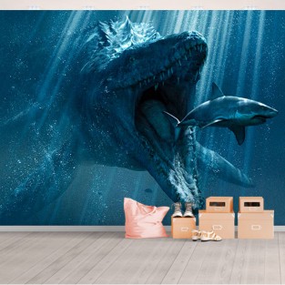 Papel pintado vinilo jurassic world